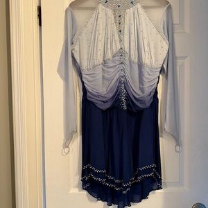 Adult figure skating dress size XL ****Crystalized***** New W/O Tags